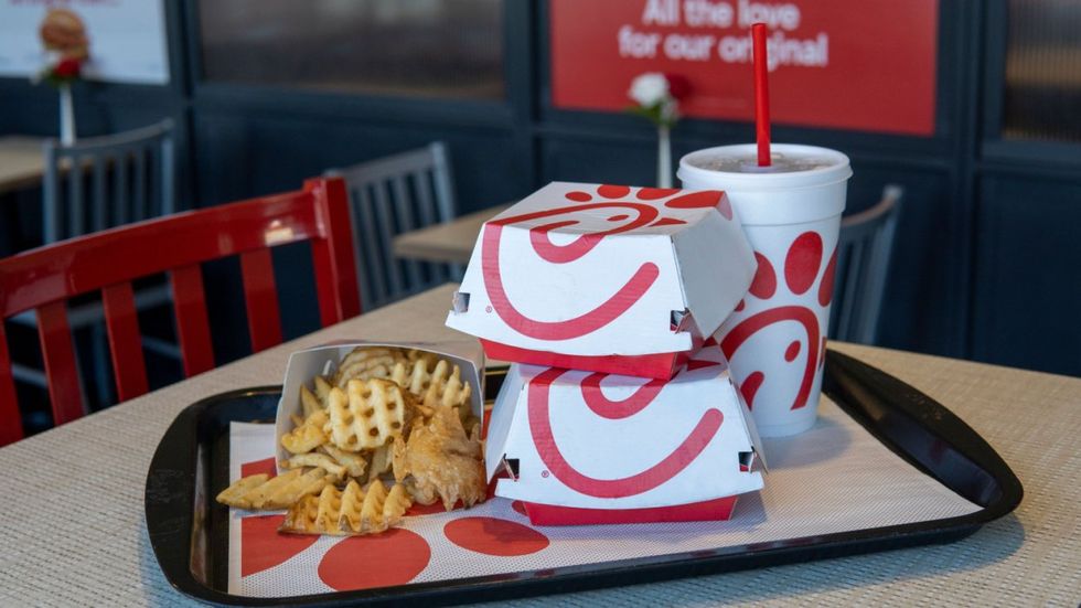 
Republicans freak out over a bill that could require future rest stop Chick-fil-A’s to stay open on Sundays
