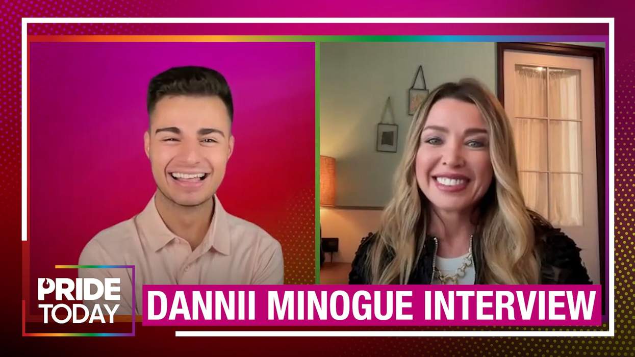 <p>Dannii Minogue is proud to embrace her status as a gay icon</p>