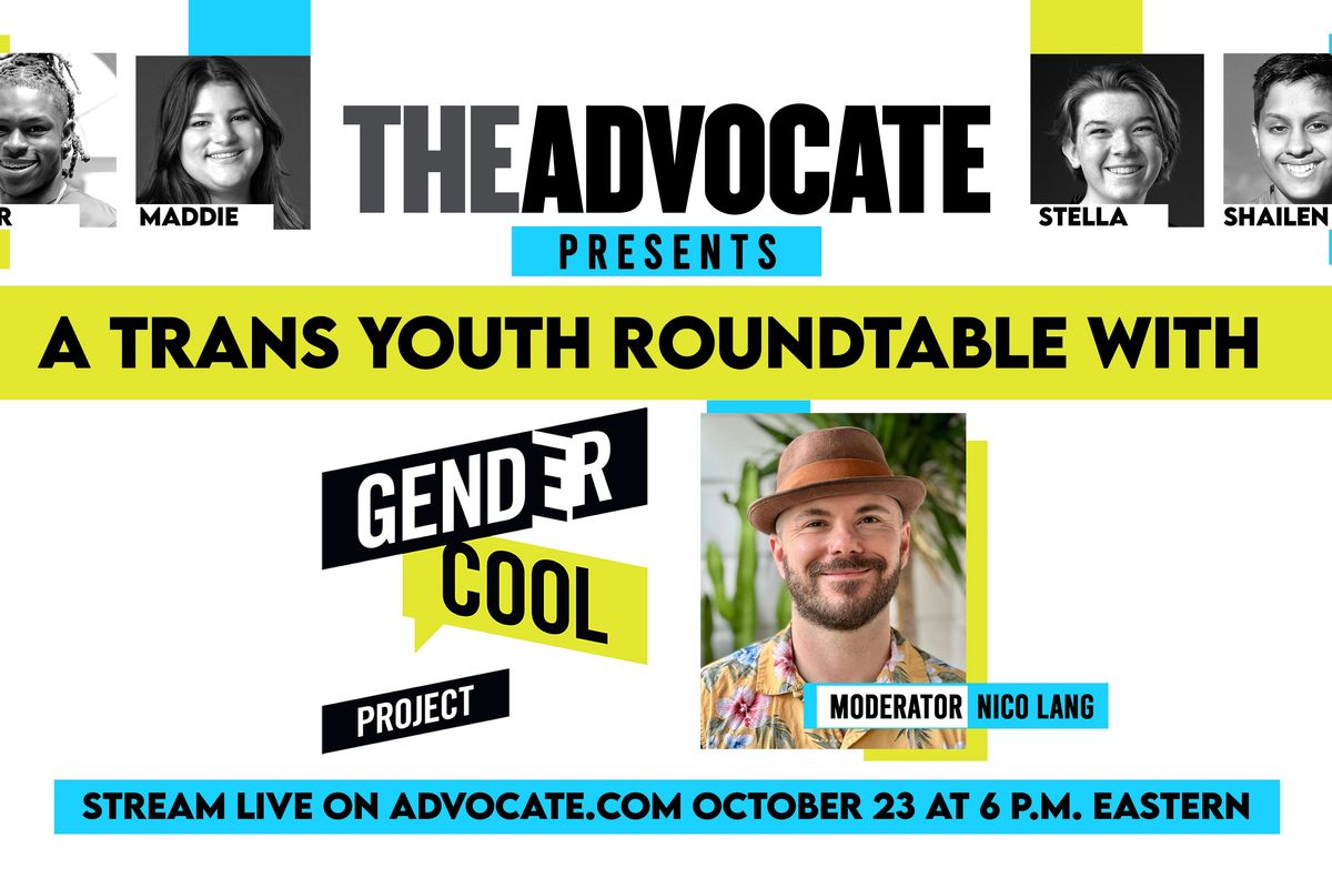 REPLAY: The Advocate hosts virtual roundtable with trans youth and author Nico Lang