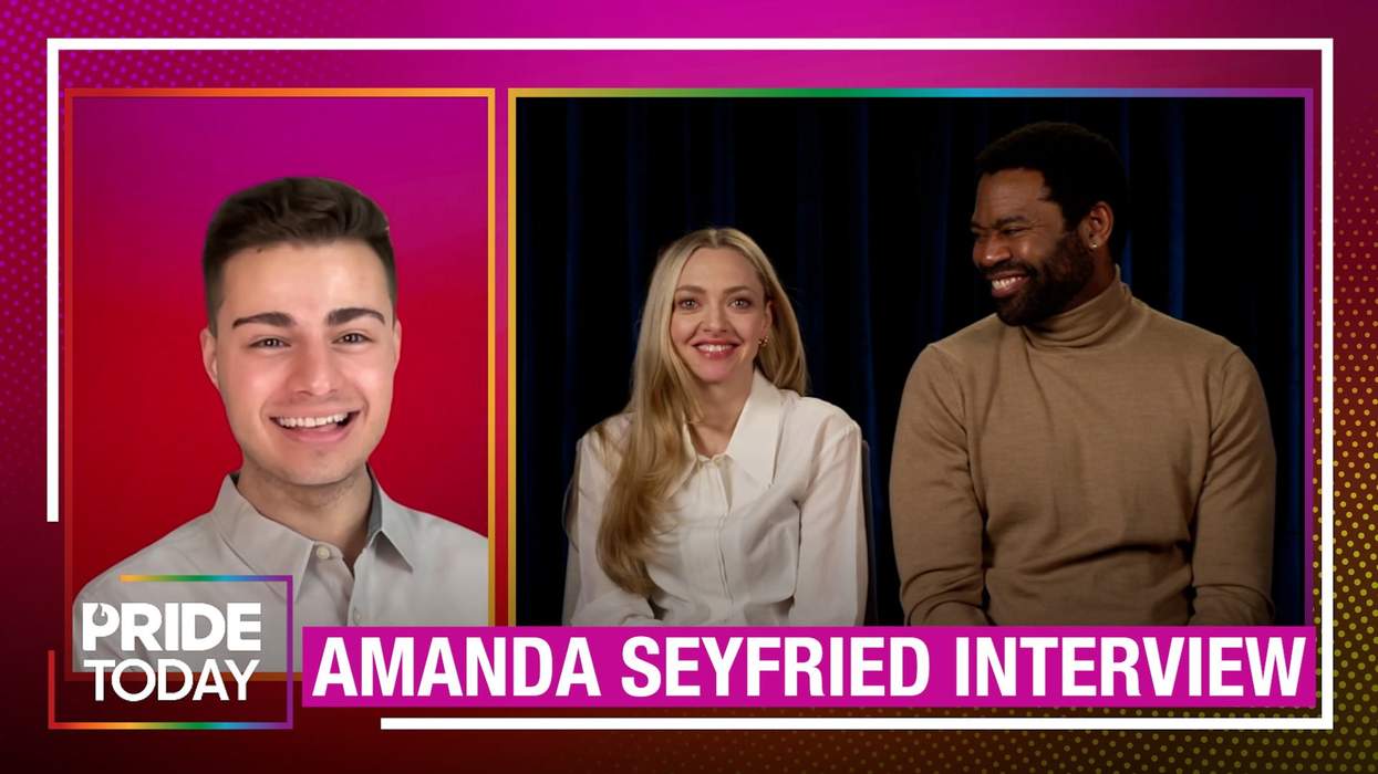 <p>Amanda Seyfried says she only exists to make the gays happy</p>