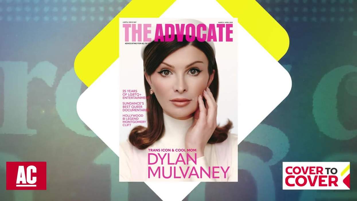 <p>Behind the scenes at Dylan Mulvaney's <em>Advocate</em> cover shoot</p>