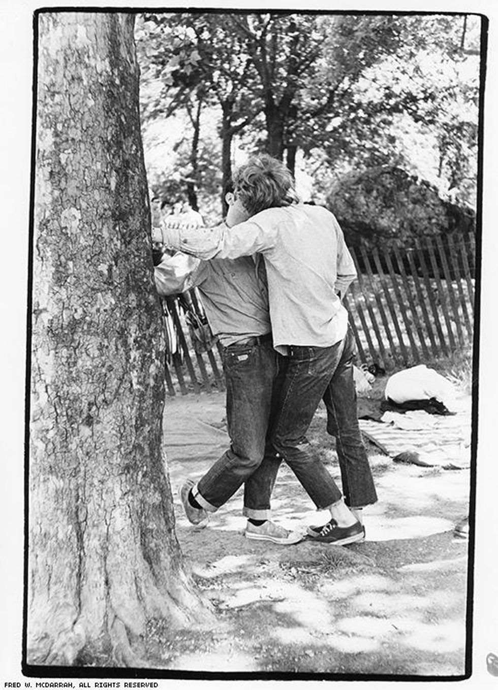 In Central Park after the march, June 28, 1970.