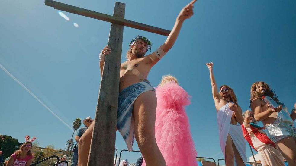 In the annual Hunky Jesus competition, contestants servecreative Christ interpretations.