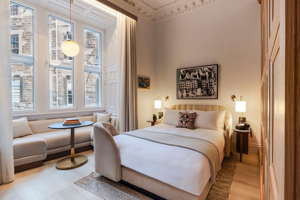 In the heart of Old Town, heritage details meet modern design at Virgin Hotels Edinburgh