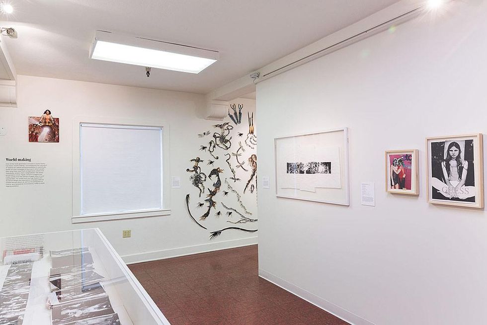 Installation view of Cock, Paper, Scissors. Photo by Ian Byers-Gamber. Courtesy of ONE National Gay & Lesbian Archives at the USC Libraries