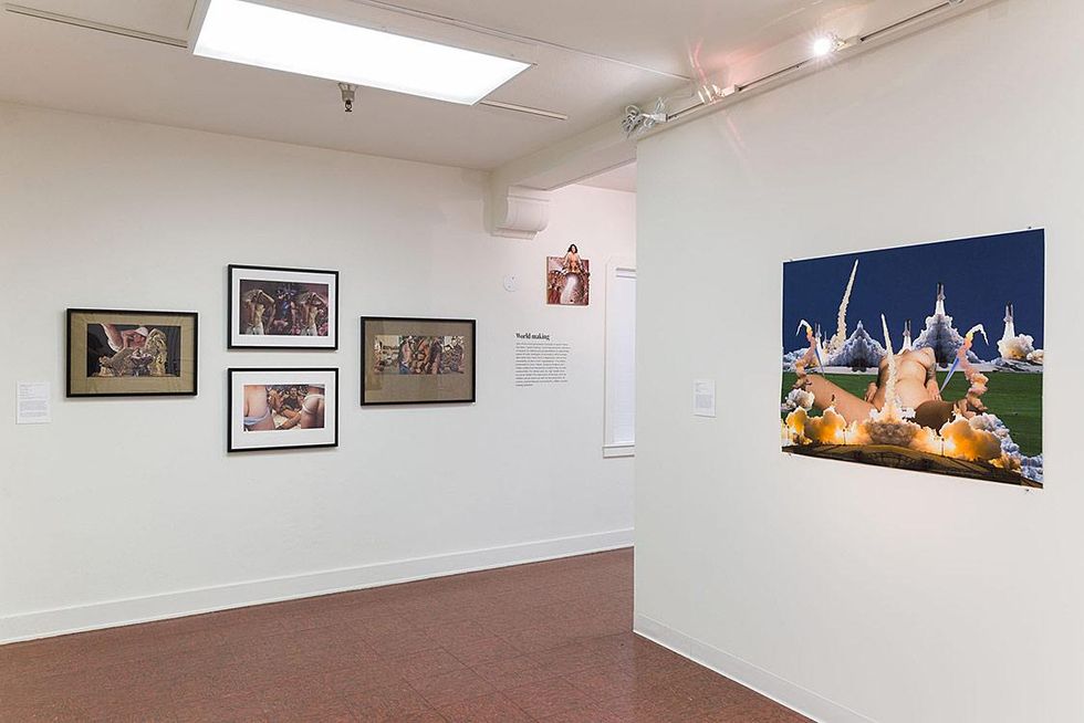 Installation view of Cock, Paper, Scissors. Photo by Ian Byers-Gamber. Courtesy of ONE National Gay & Lesbian Archives at the USC Libraries