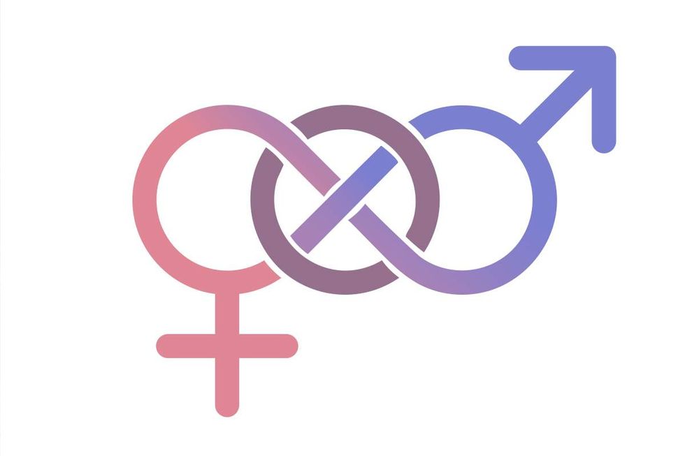 Interlocking gender symbols