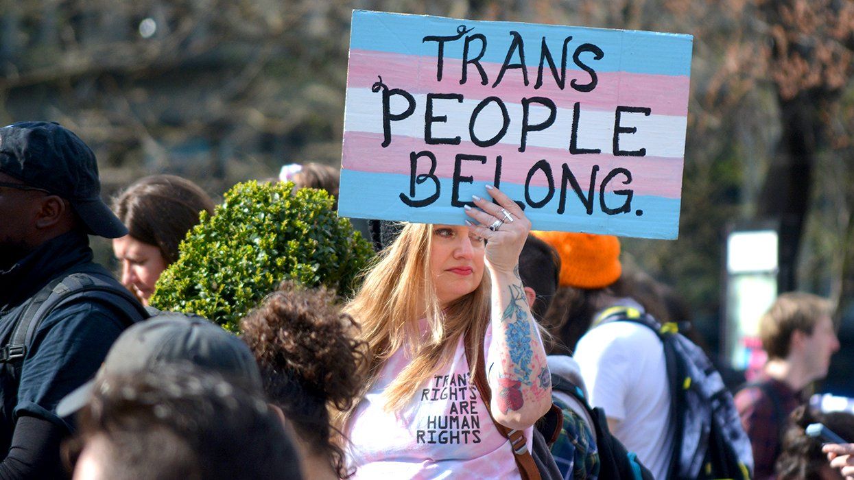 International Transgender Day of Visibility rally in Union Square New York City 2025
