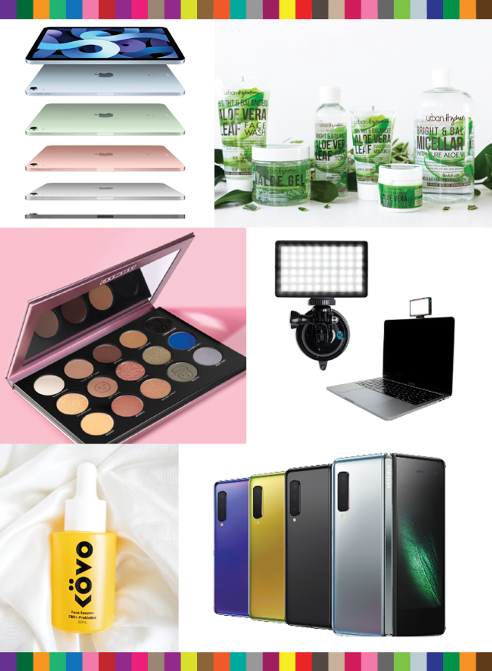 iPad Air, Urban Hydration, Lume Cube, Galaxy Z Fold, Kovo Essentials