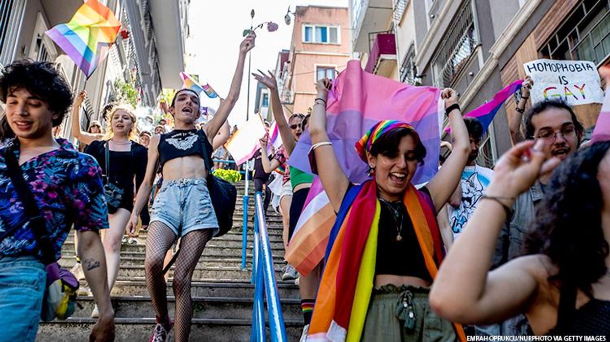 Istanbul Pride participants