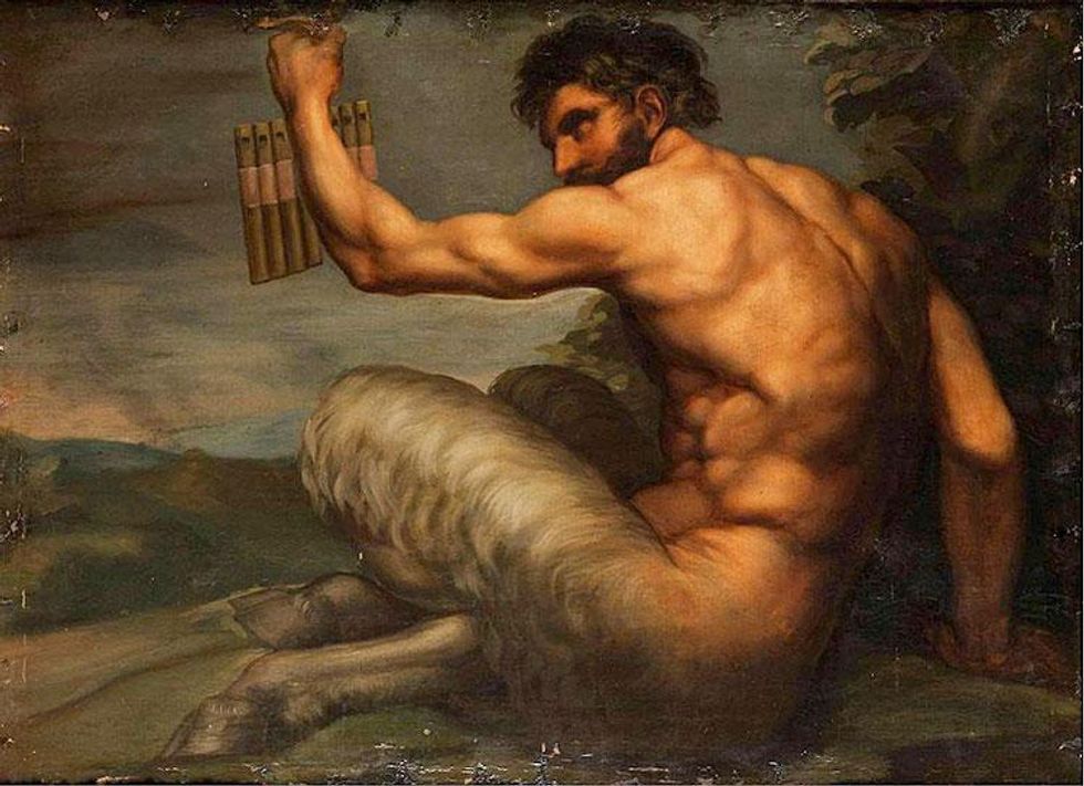 Italian School, Pan with Pipes, 17th century.