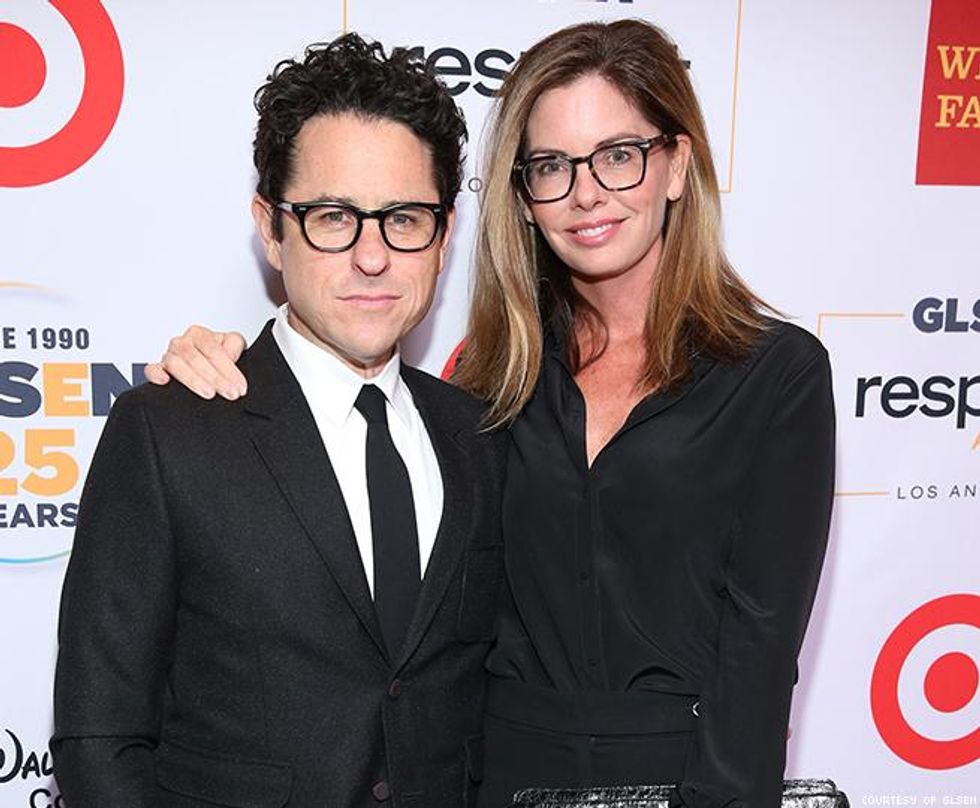 J.J. Abrams and Katie McGrath