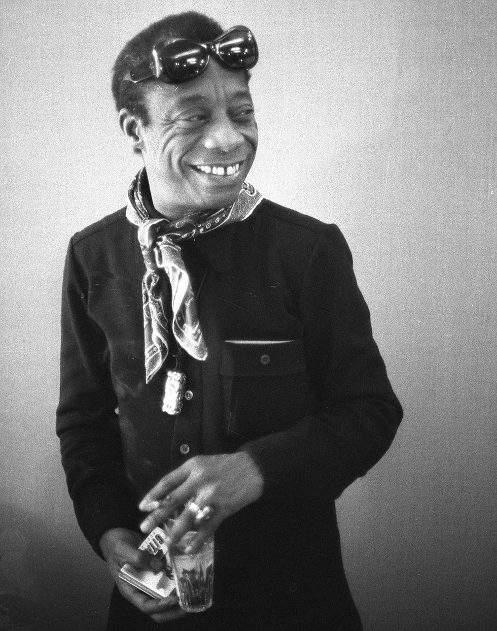James Baldwin Black gay civil rights activist in Paris 1972