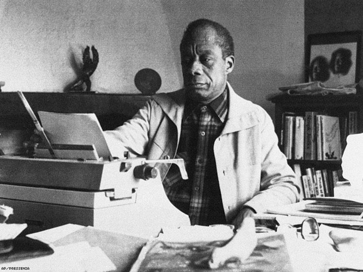 James Baldwin in France in 1983