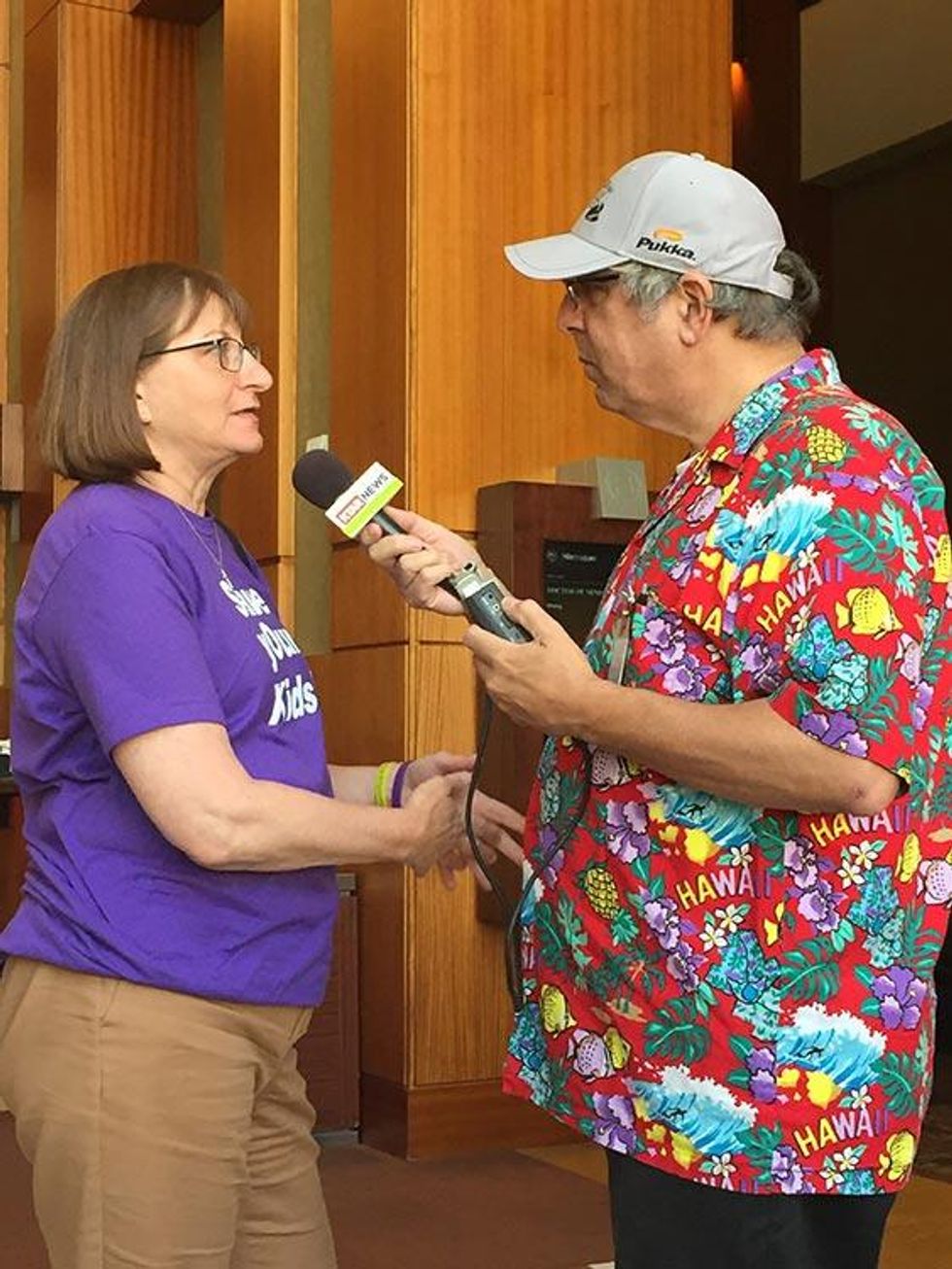 Jane Clementi, Tyler Clementi\u2019s mother, interviews with local news on the importance of the work of Faith in America.