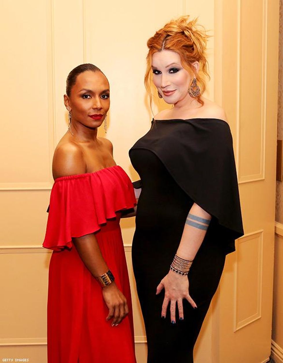 Janet Mock (L) and Our Lady J