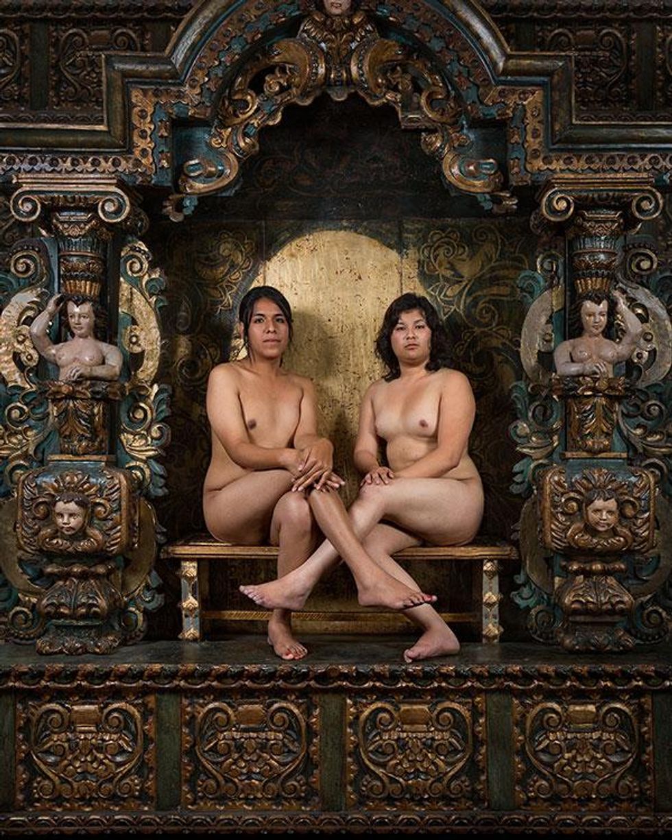 Janny & Nuria, from the series: Virgenes de la Puerta, 2015