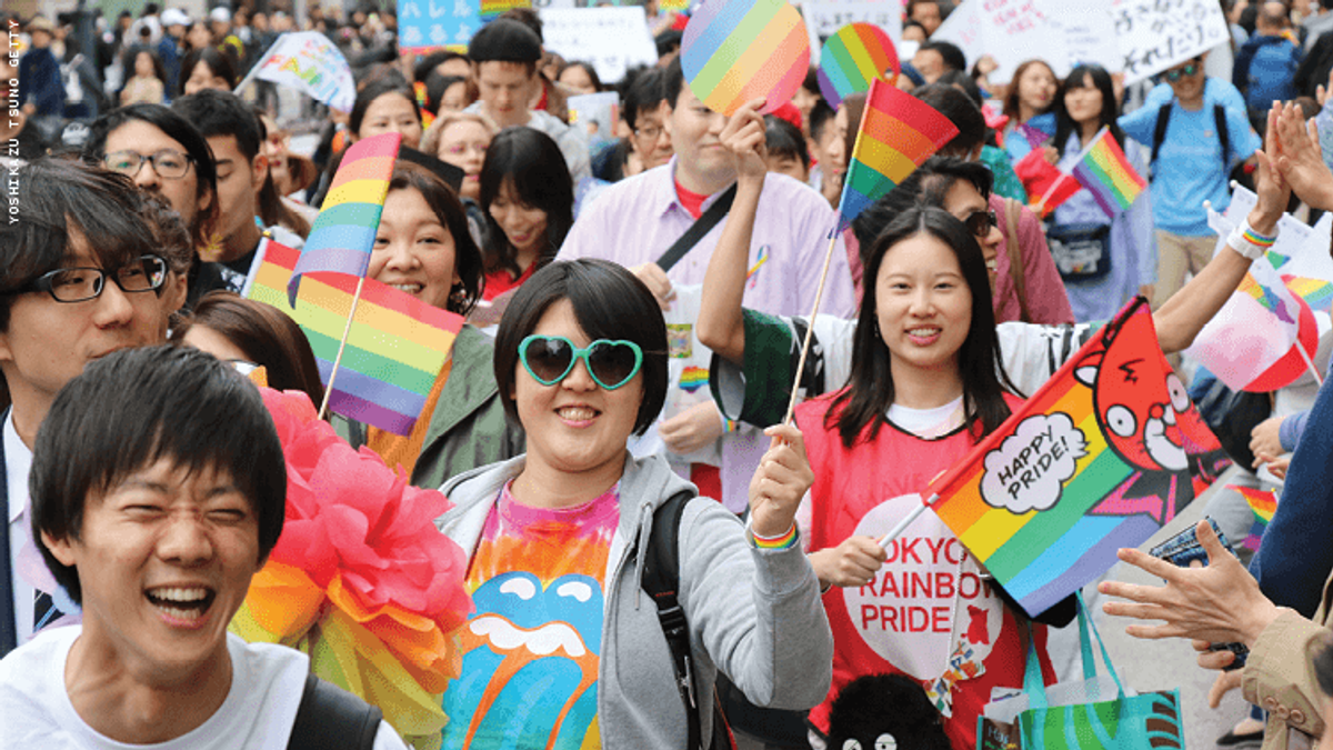 Japan's LGBTQ+ Activists Olympics Push for Anti-Discrimination