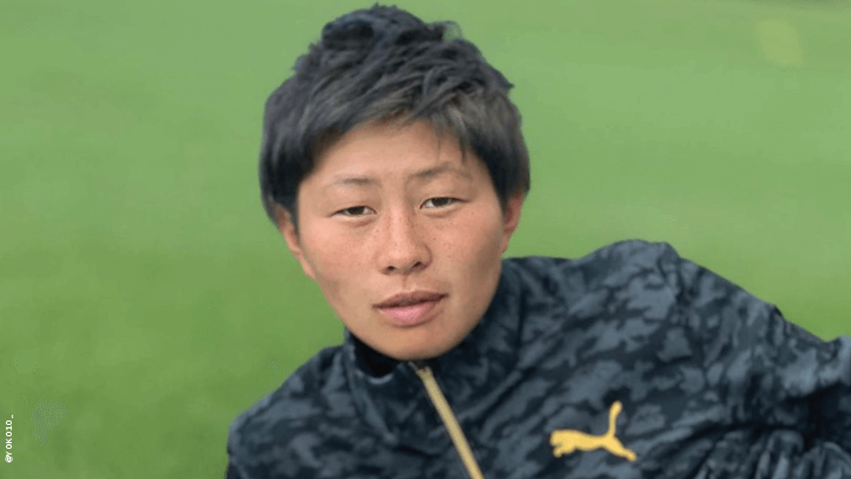 Japanese soccer player Kumi Yokoyama