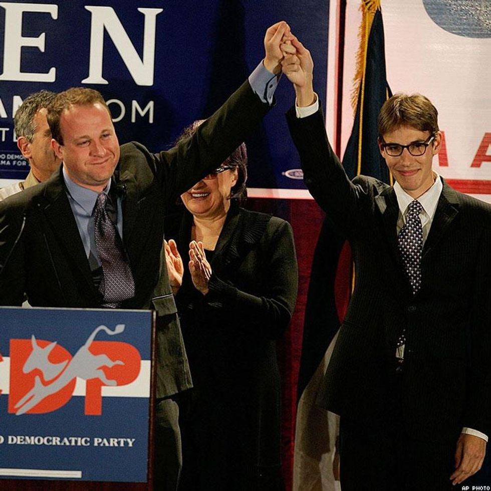 Jared Polis and Marlon Reis