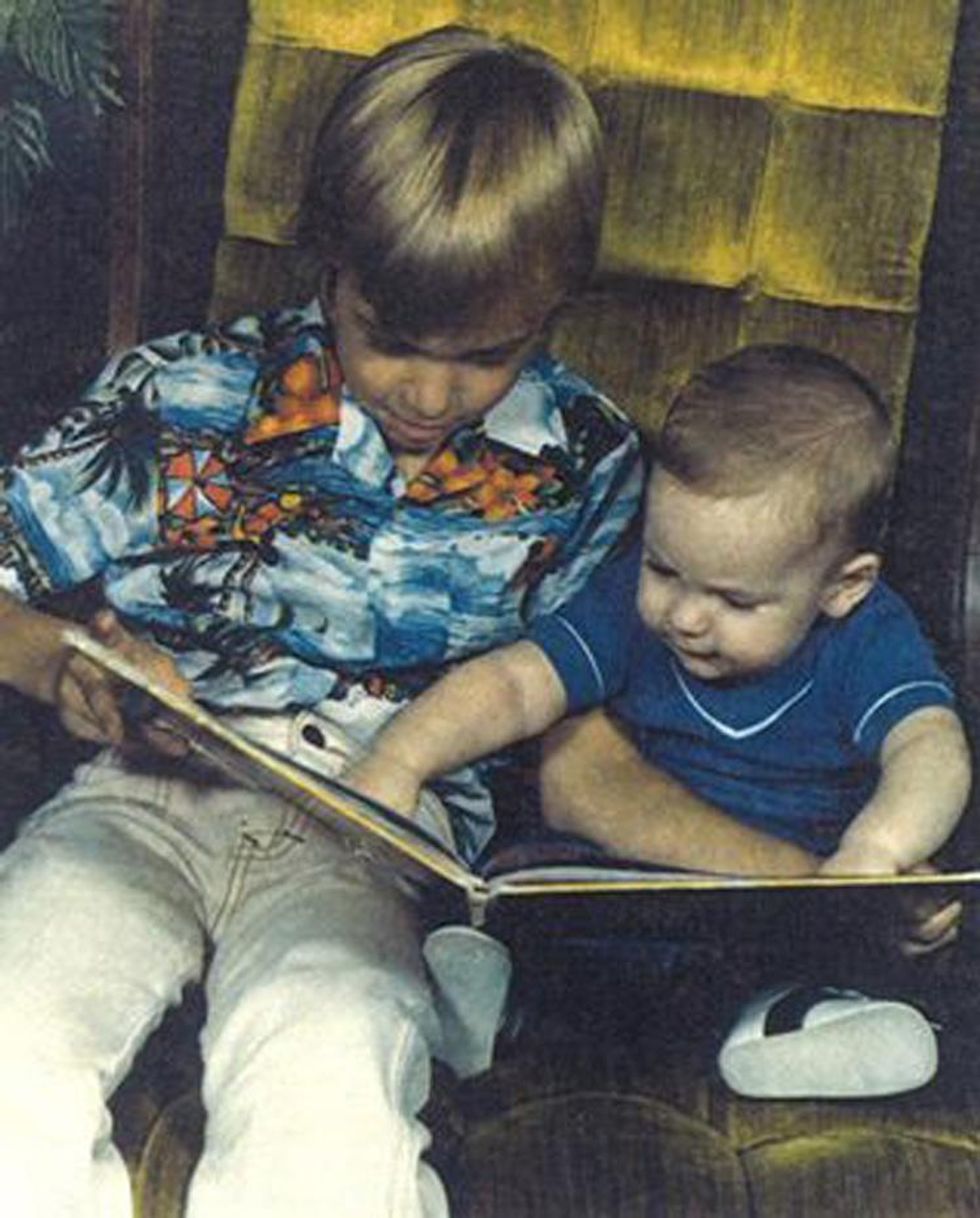 Jase Peeples and his brother, Troy.