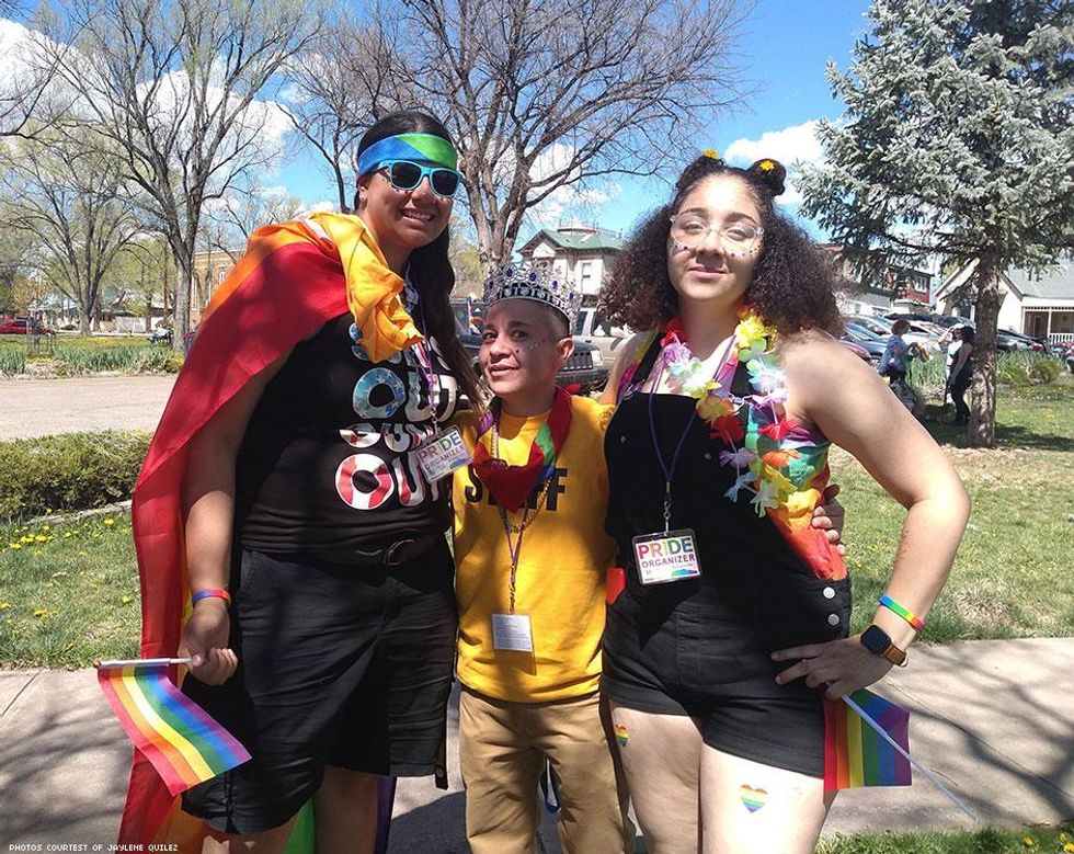 Jay Quilez not only provided these photos but was integral in helping create the event. There is nothing so great as a small town Pride celebration.