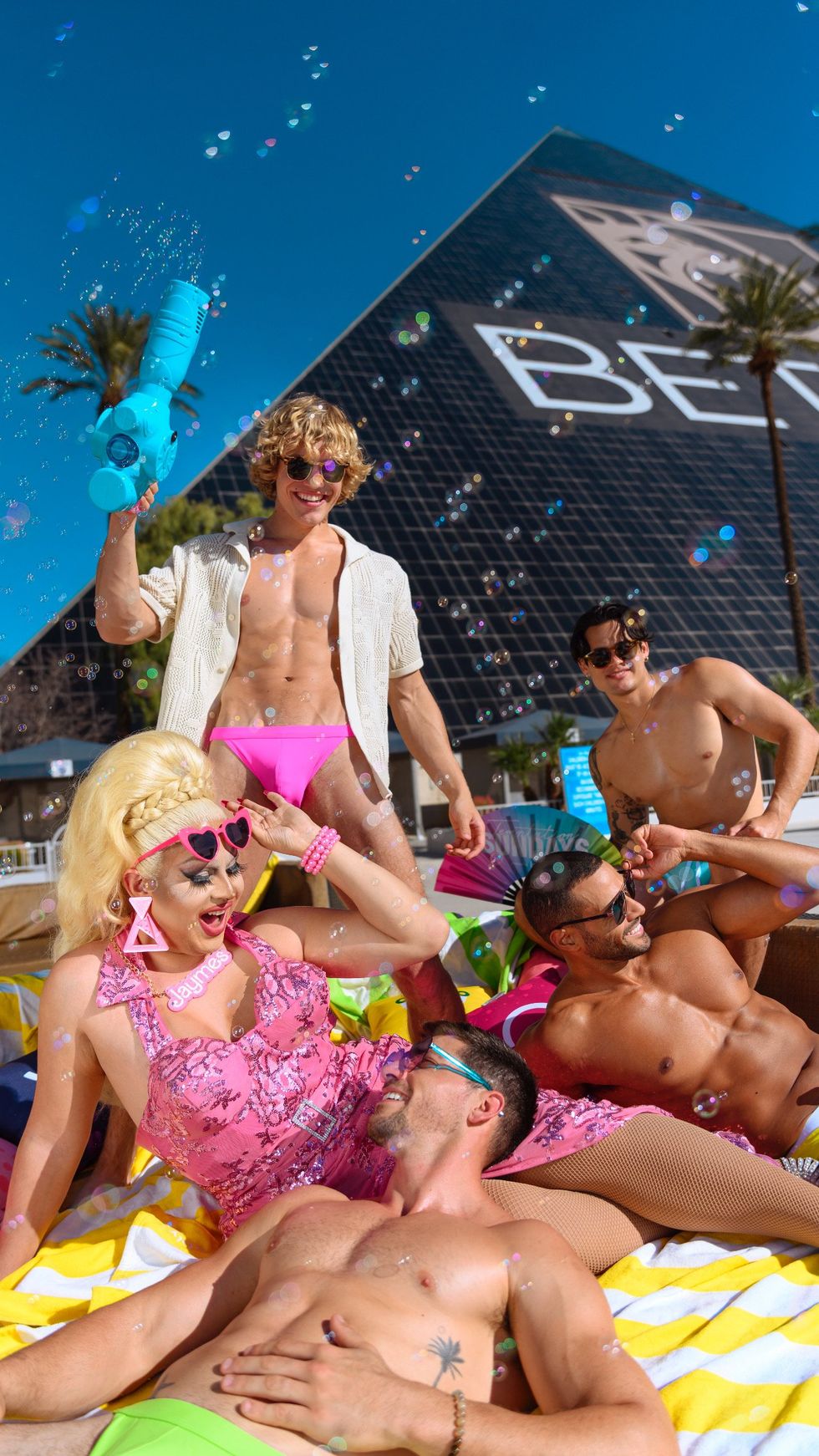 Jaymes Mansfield at Temptation Sundays in Las Vegas.