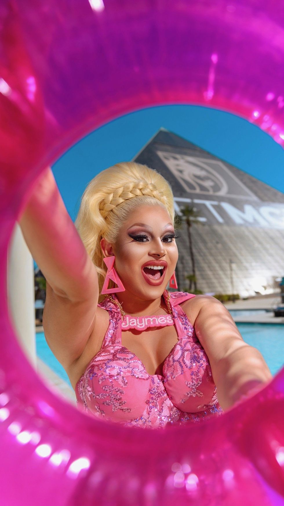 Jaymes Mansfield at Temptation Sundays in Las Vegas.