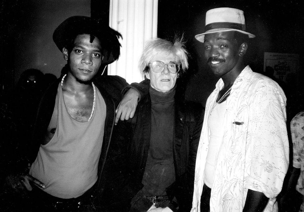 Jean Michel Basquiat Andy Warhol Fred Braithwaite Fab Five Freddy 1984