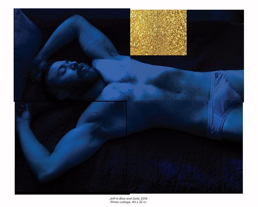 Jeff in Blue and Gold, 2019