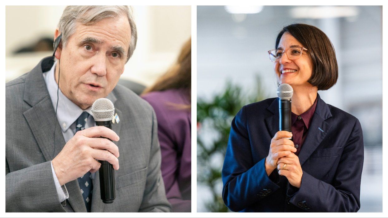 Jeff Merkley and Becca Balint