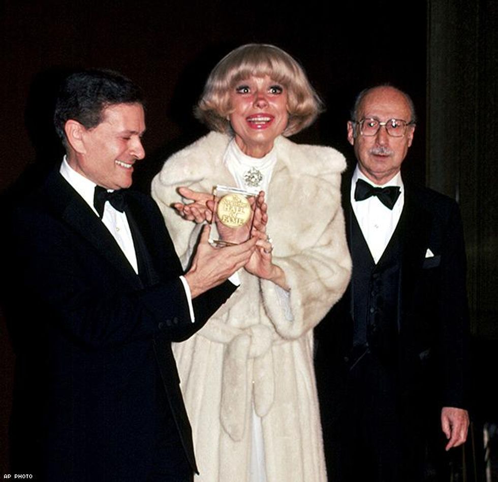 Jerry Herman, Carol Channing and Sammy Cahn