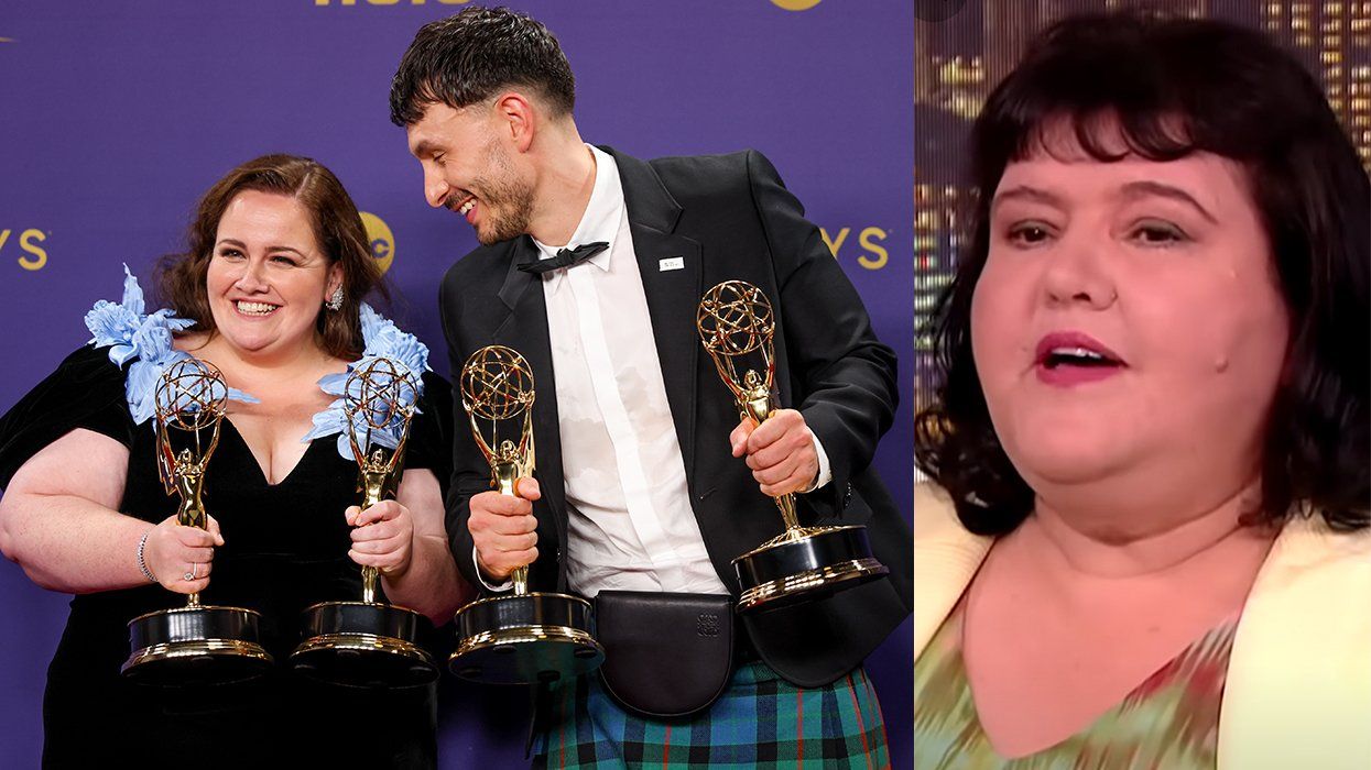 Jessica Gunning Richard Gadd Baby Reindeer netflix show trophy room 76th Primetime Emmy Awards Fiona Harris portrayed in the series as Martha