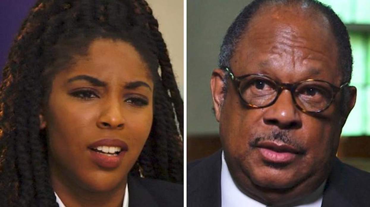 Jessica Williams and Pastor James David Manning