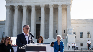 Jim Obergefell celebrates U.S. Supreme Court’s rejection of Kim Davis’s marriage equality challenge