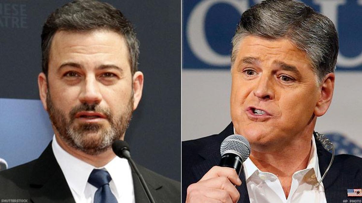 Jimmy Kimmel and Sean Hannity