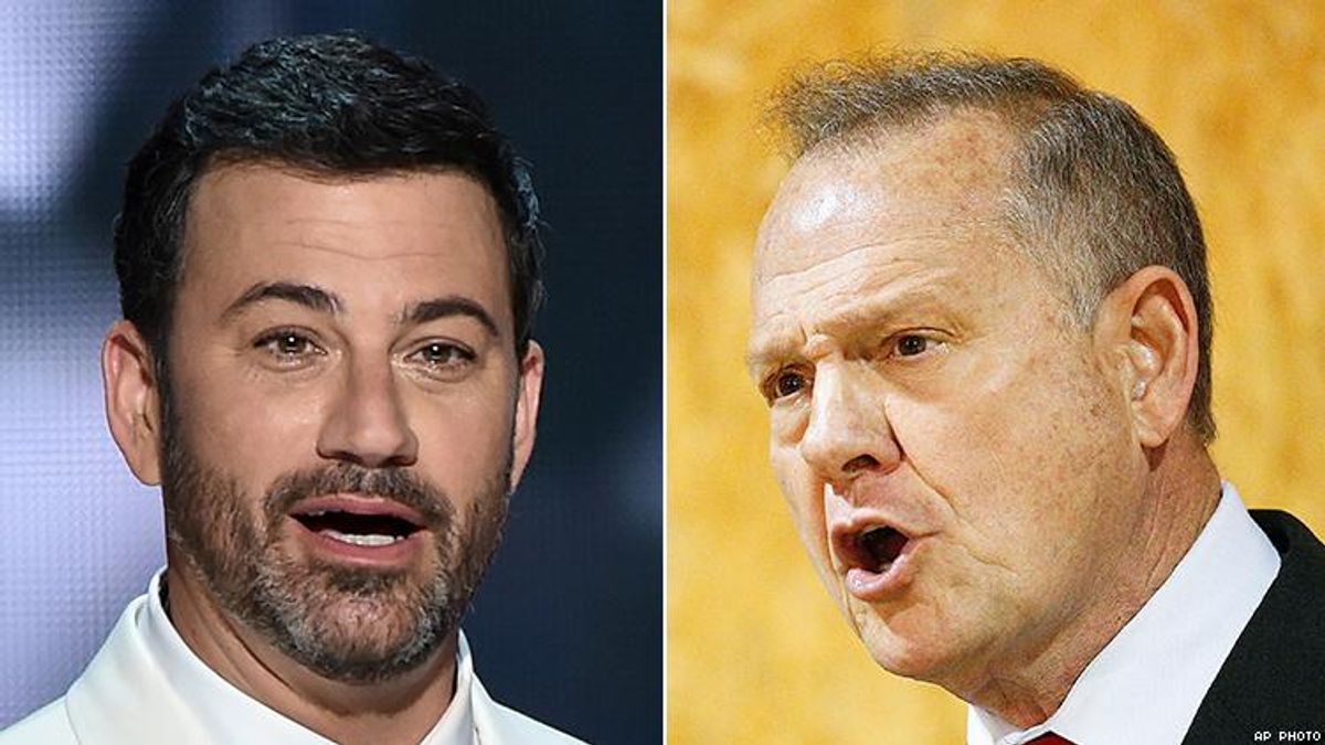 Jimmy Kimmel Battles Roy Moore Over Christian Values In A Twitter War