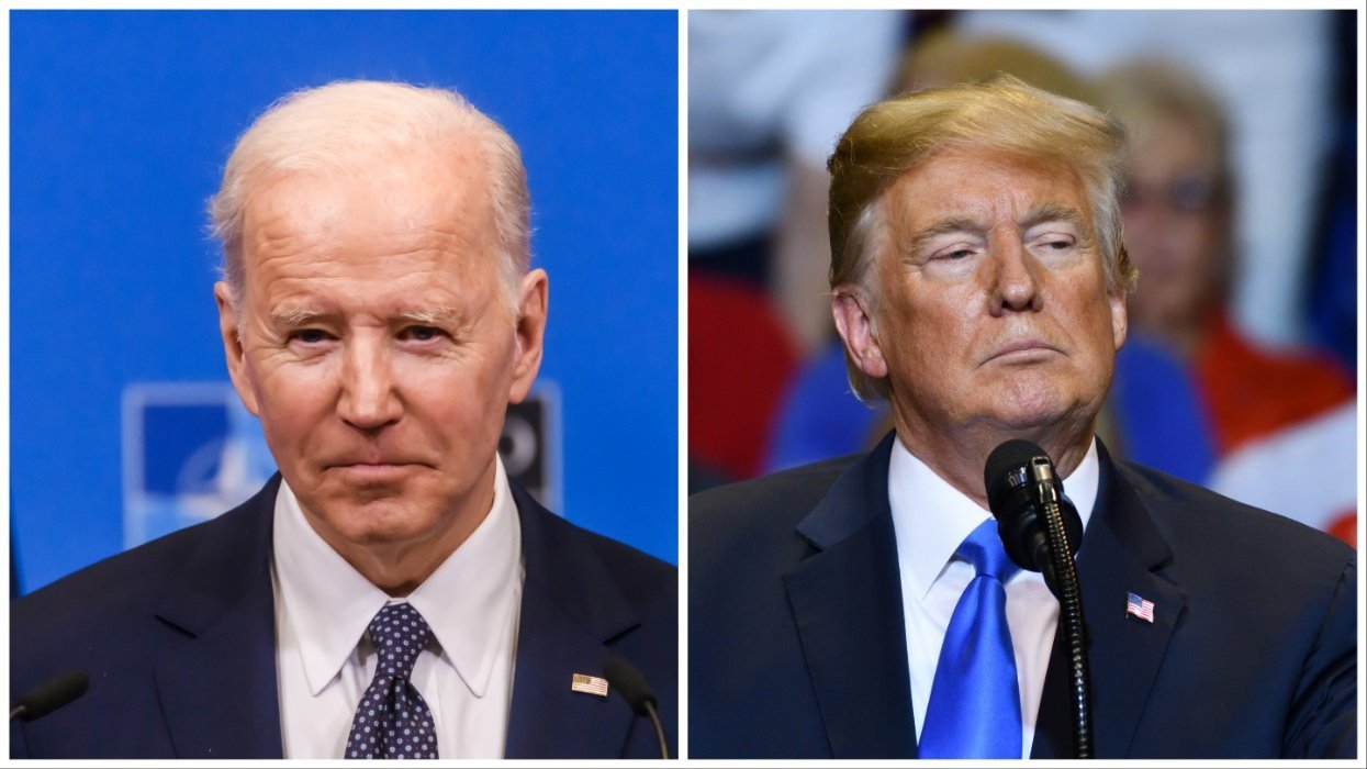 Joe Biden and Donald Trump