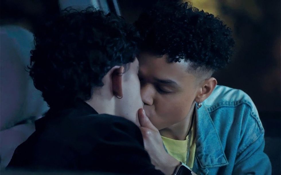 Joe Locke and Miles Gutierrez-Riley on Agatha All Along episode 6