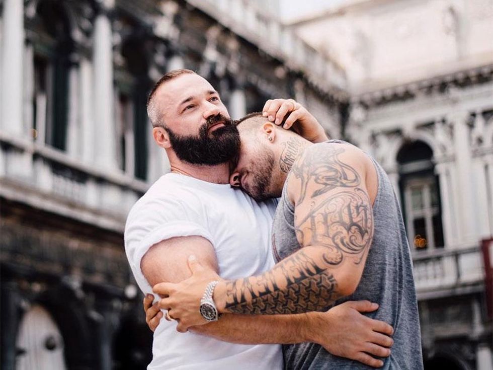 Johan Jimmy Sj\u00f6din\u2019s and fianc\u00e9 Patrick Huber\u2019s romantic engagement moment in Venice is so sweet and cute we can\u2019t stop looking.