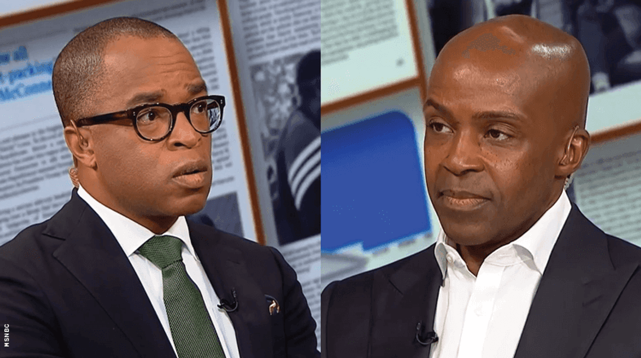 Jonathan Capehart and Alphonso David