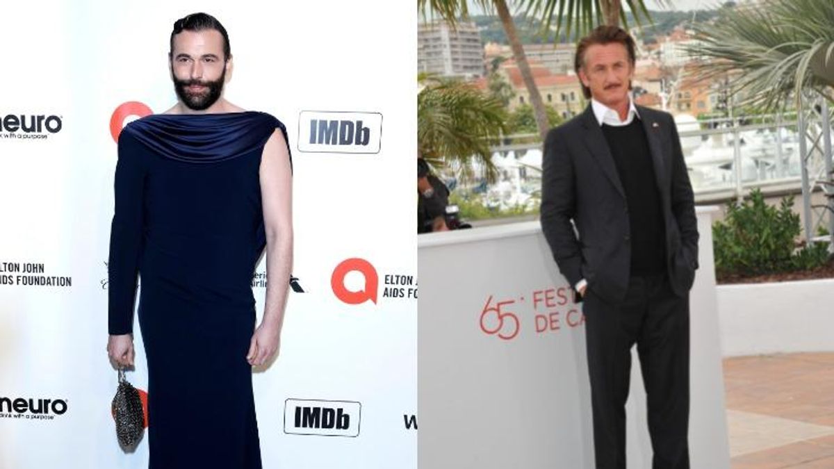 Jonathan Van Ness and Sean Penn