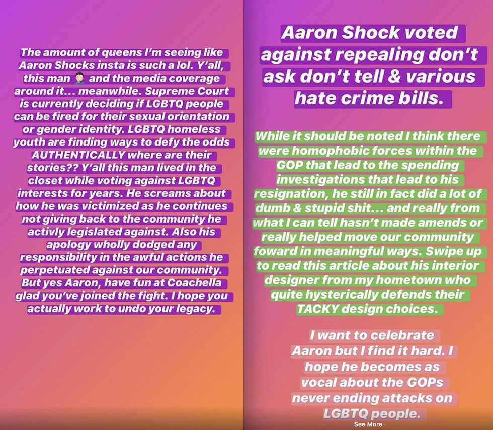 Jonathan Van Ness Instagram story