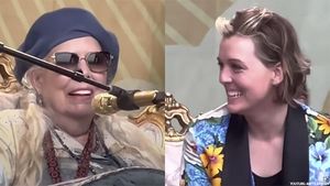 Joni Mitchell Wows in Surprise Set With Brandi Carlile at Newport