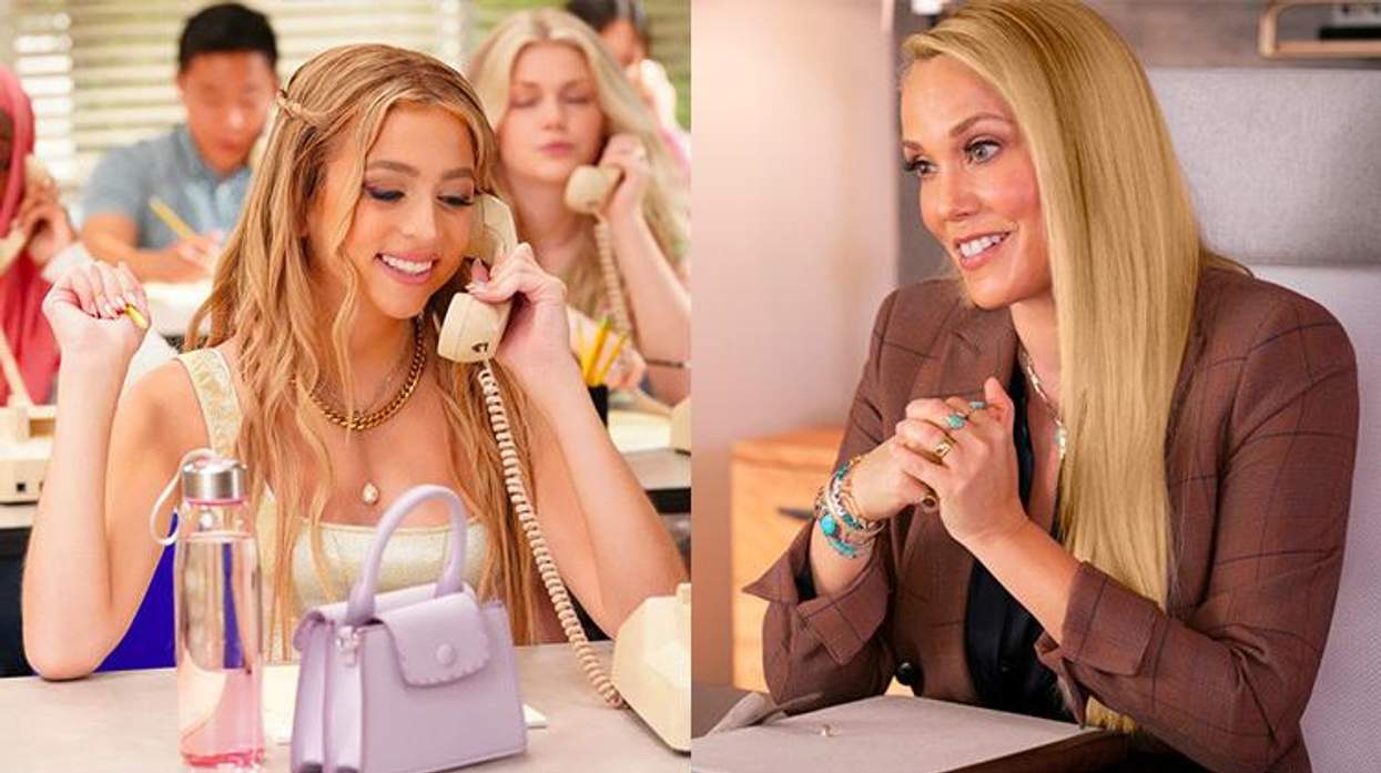 Josie Totah and Elizabeth Berkley