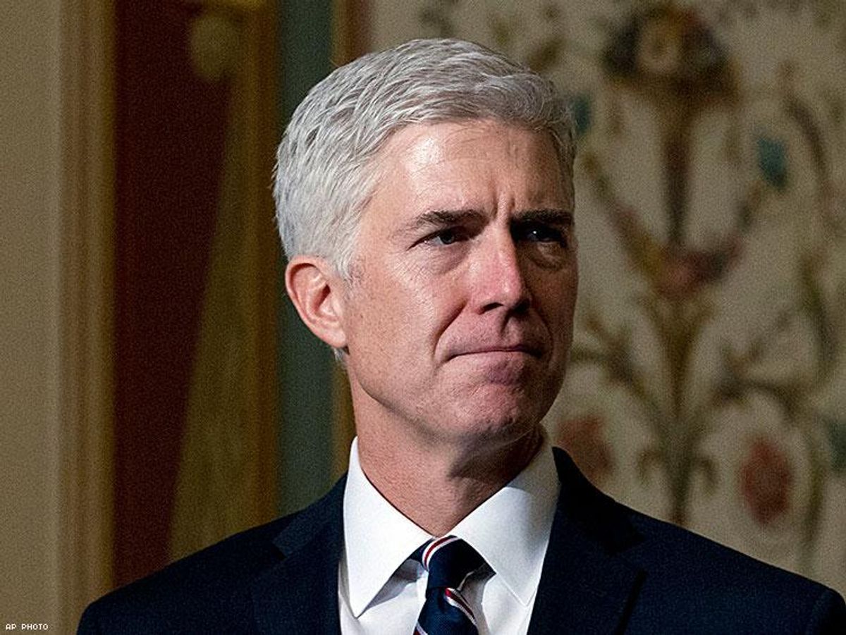 Judge Gorsuch Does Not Reflect Colorado Values