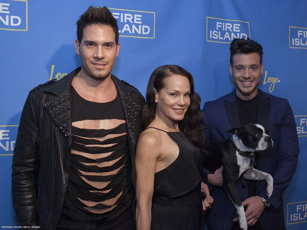 Julio Gaggia, Milena Chavez and Jorge Bustillos