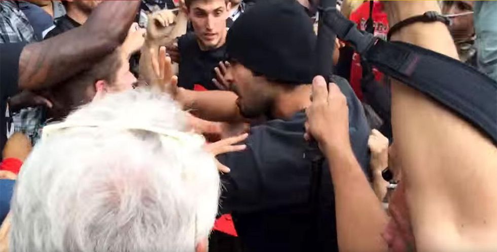 Just another day of violence at a Trump rally: San Diego