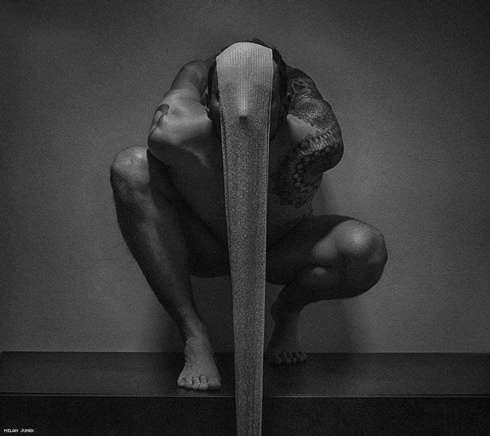Just in time to get in the mood for October, Czech photographer Milan Junek sends us images that are dark, sexy, and a little scary.