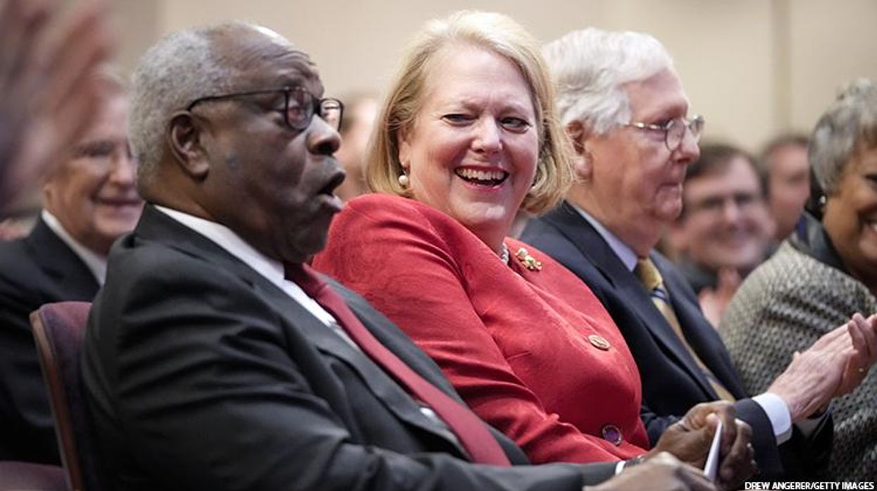Justice Clarence Thomas and wife Ginni Thomas